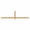 Ekena Millwork Eugene Smooth Timber Gable Bracket, Western Red Cedar, 108"W x 27"H x 3 1/2"D x 3 1/2"F, 6/12 Pitch GBW108X27X0404EUG00SWR - alternate 1